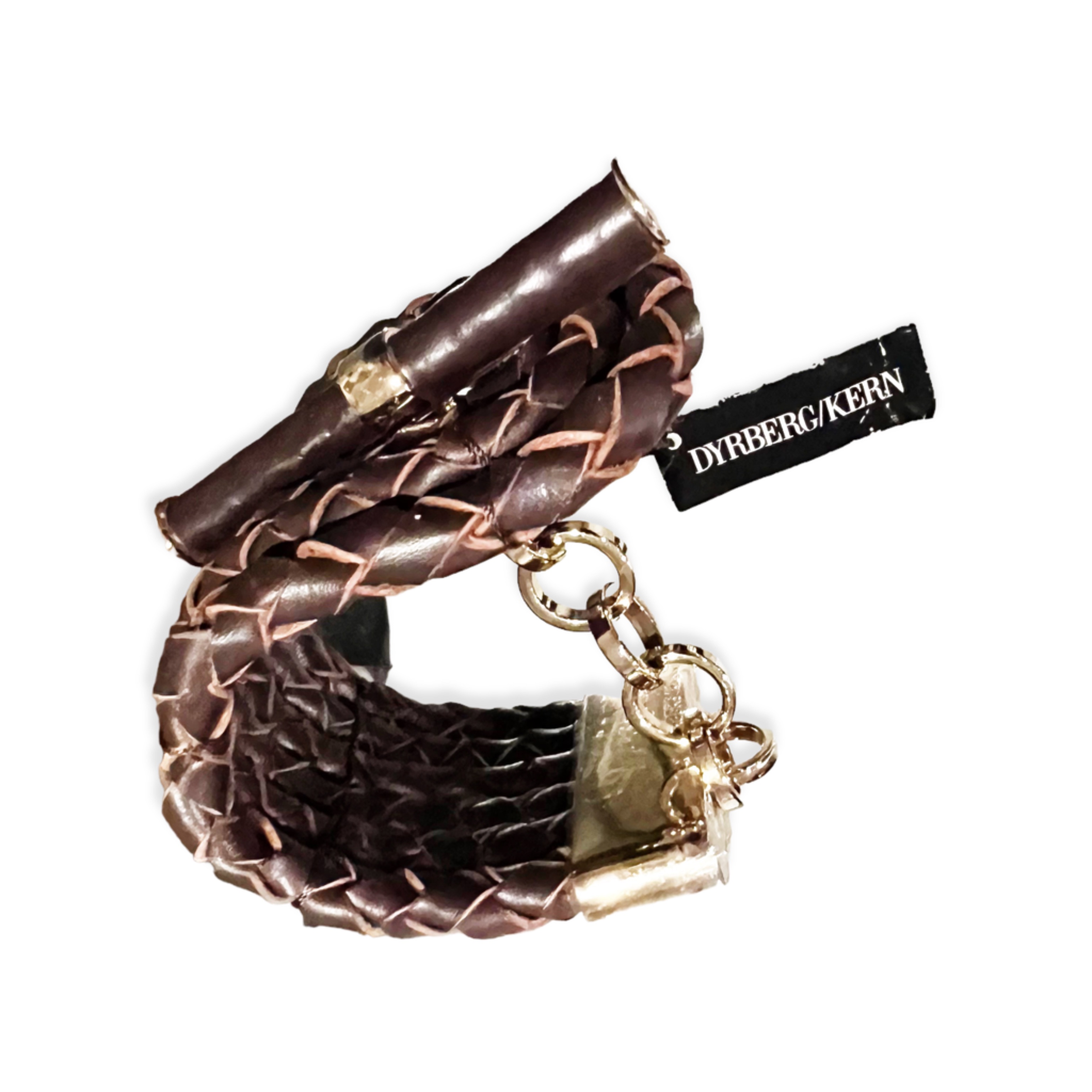 Dyrberg/Kern Gold Plated Base Metal Bracelet New In Box Msrp $439.00